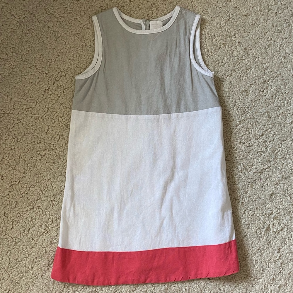 EPK Girl Linen Dress Lined. Size 5